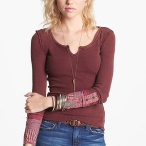 Free People - Kambucha Cuff Thermal Top